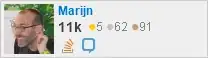 profile for Marijn on Stack Exchange, a network of free, community-driven Q&A sites