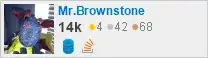 profile for Mr.Brownstone on Stack Exchange, a network of free, community-driven Q&A sites