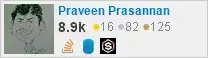 profile for Praveen Prasannan on Stack Exchange, a network of free, community-driven Q&A sites
