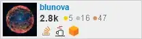 profile for blunova on Stack Exchange, a network of free, community-driven Q&A sites