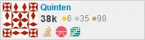 profile for Quinten on Stack Exchange, a network of free, community-driven Q&A sites