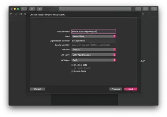 Setting up a SwiftUI 2.0 project with the traditional AppDelegate Life Cycle