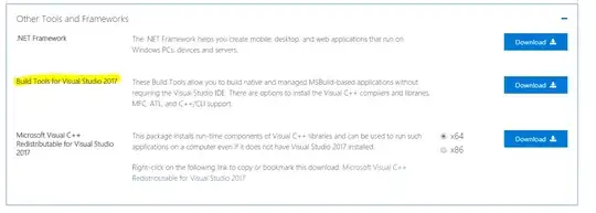 Right at the bottom of the download page on VS