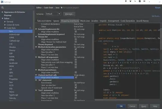 Align when multiline