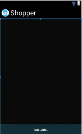 Screenshot of web app