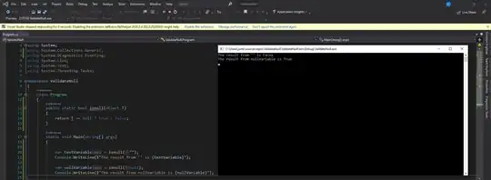 Demostration on Visual Studio console application