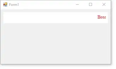 Radial gradient view