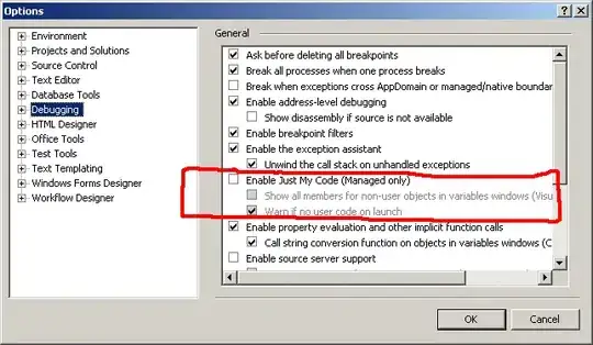 Options dialog for Visual Studio 2008