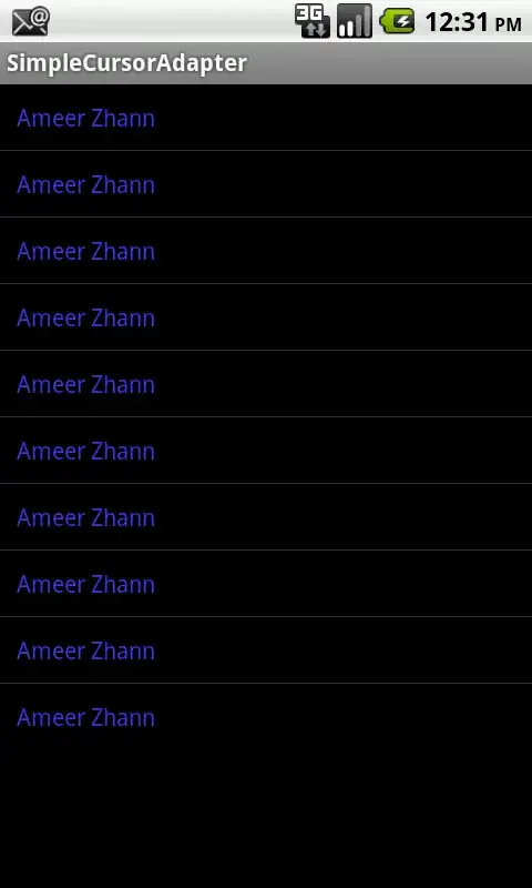 Unrecognized database format
