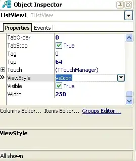 The error that I got.