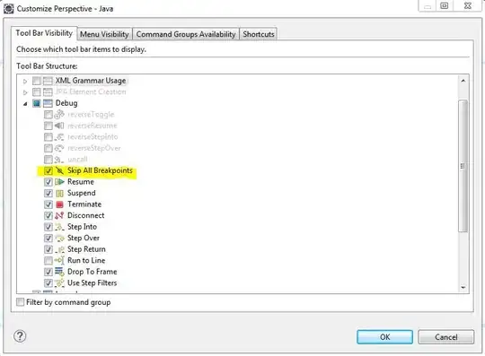 Screen capture of fix working