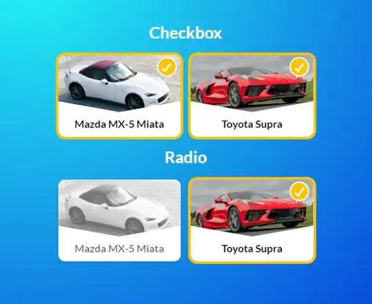 Working example screen