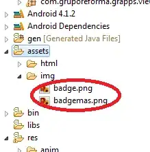 red squares for detected faces