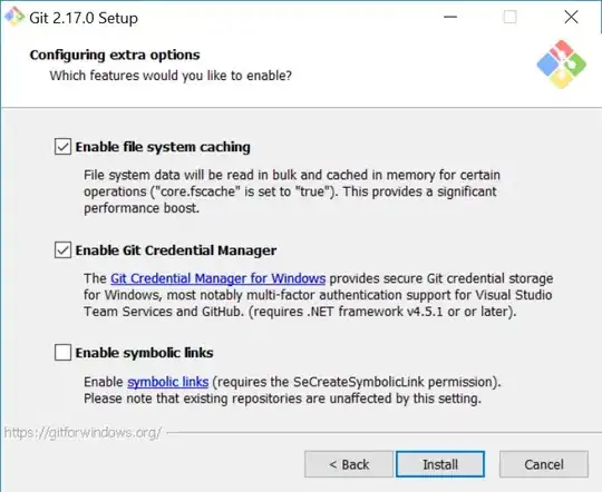 During the install of Git on Windows