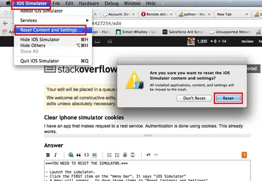 iPhone Simulator Reset Cookies