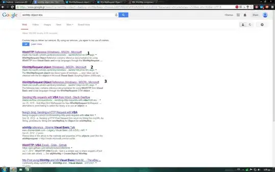 search and visited links