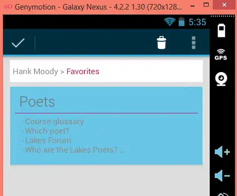 and here the exception i received