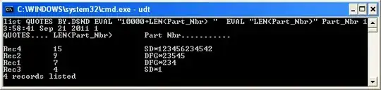 Select columns to create index