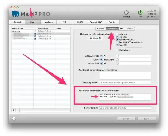 mamp setting php environment variable