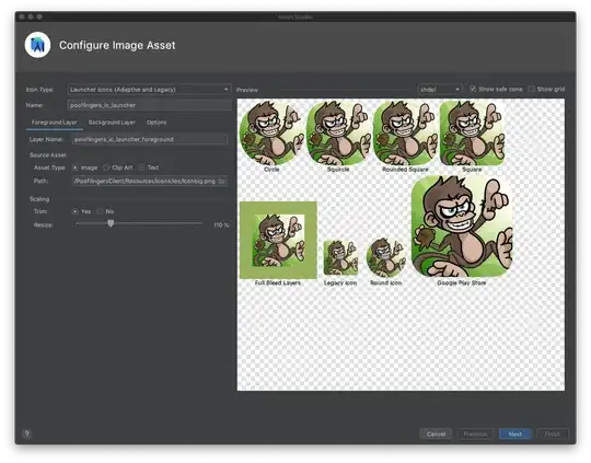 Example of Android Studio's Image Asset Tool