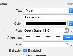 Screenshot of different branches