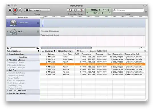 Double click to see what line of code invoked this retain/release