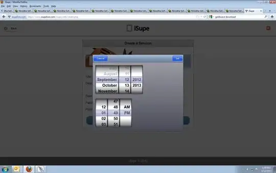 Red color mark in white space
