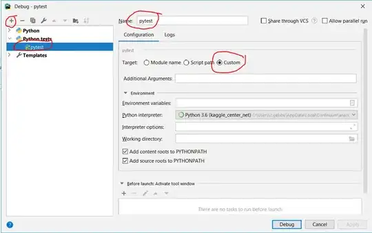 This is my setting for runtime classpath[2]