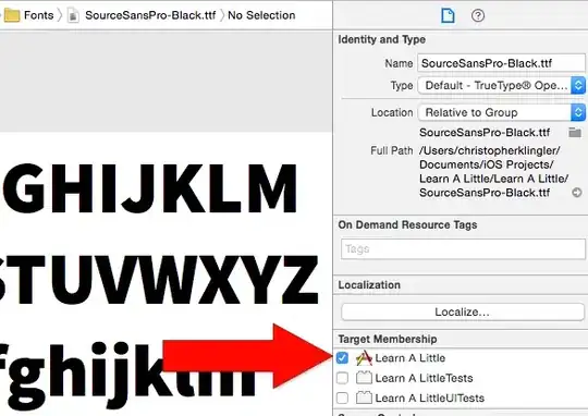 how to add fonts to app target if you forgot