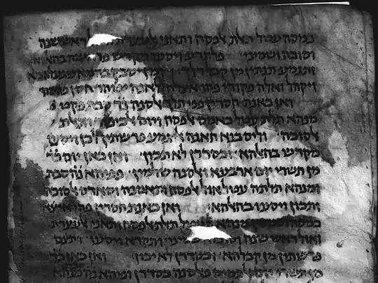 Screenshot with retained bytes