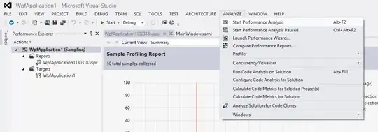 Performance analysis in Visual Studio 2012