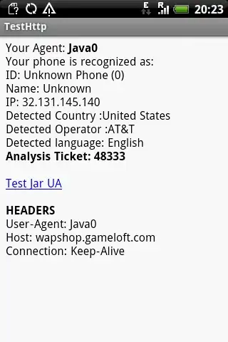 Console log output screenshot