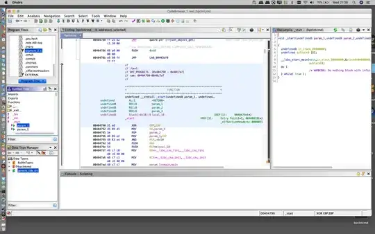 call tree when selecting dl_pushlstring, showing how main called loadfile called dl_load called program called rule which called literal which in turn called other functions that ended up calling dl_pushlstring, scan (parent: program, that is, the third scan from the top) which called dl_pushstring and so on