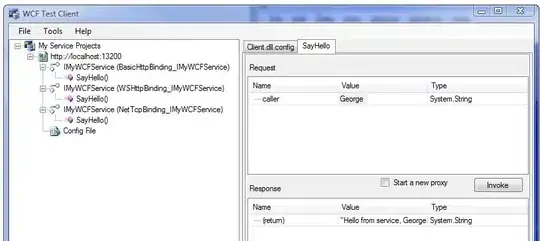 Screen shot of missing icons