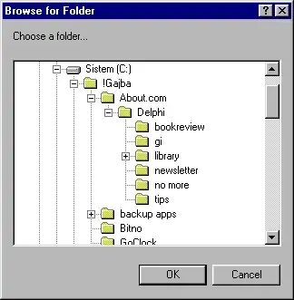 wanted - open folder dialog in Delphi