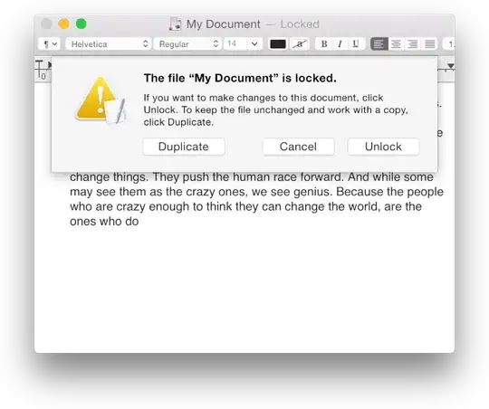 warning on vscode terminal