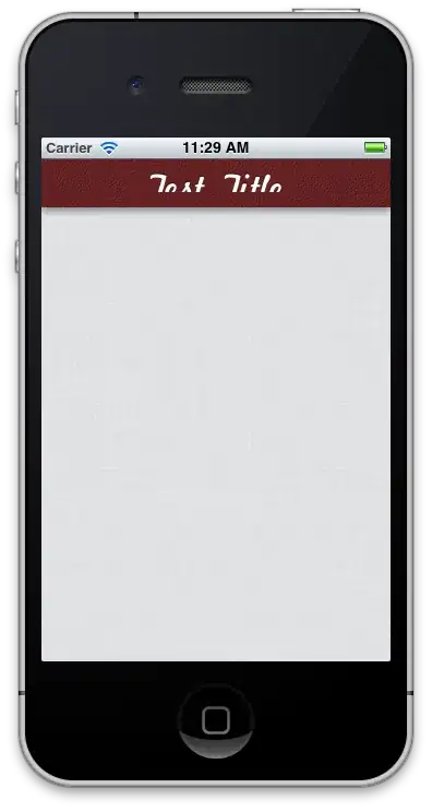 Screen shot of workflow file