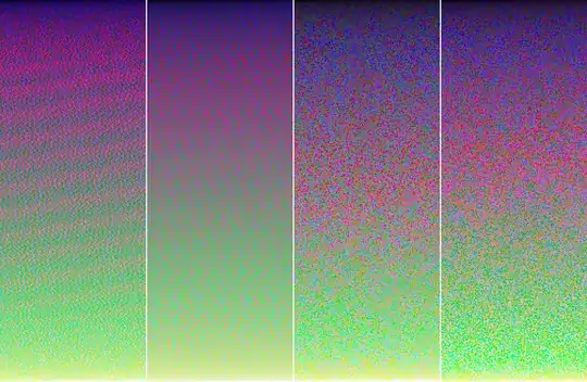 Perceived brightness algorithm comparison