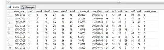 screenshot of package.json file