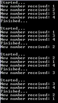 screenshot of list format