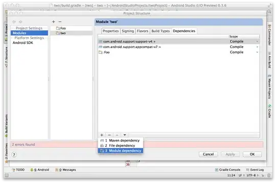 Screenshot of Android Studio Project Structure dialog