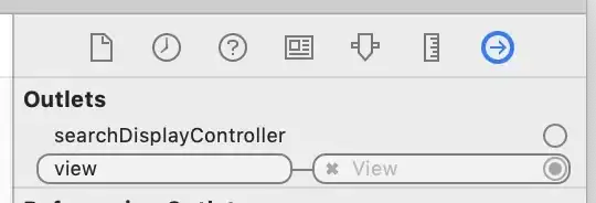 the greyed-out View outlet