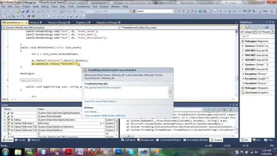 Incorrect positioning of errorbars