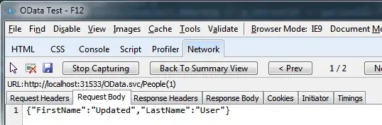 Debugging screenshot