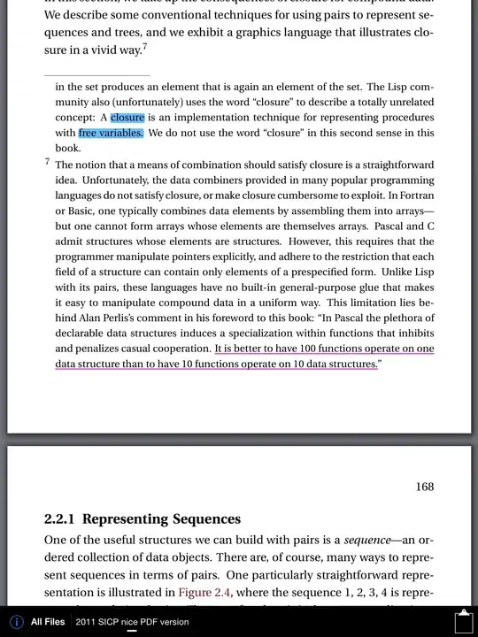 Screenshot from SICP