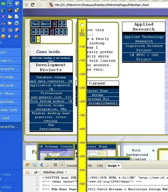 Menu block rendered normally