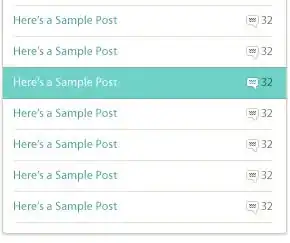 list item row example