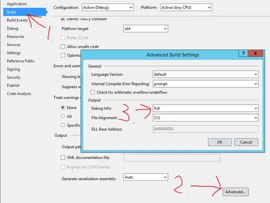 Showing where to find the setting