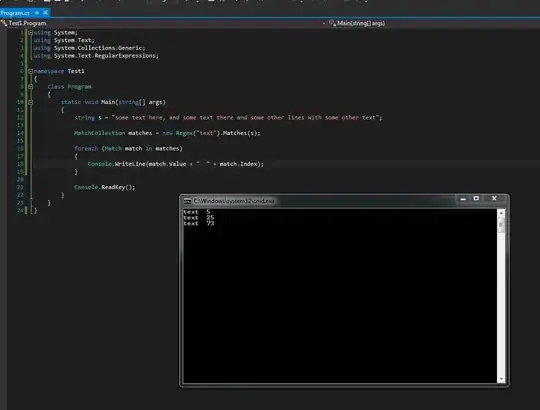 plot of filtfilt result