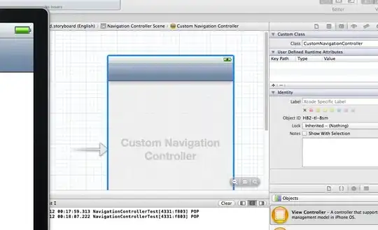 What you should see when you do this correctly